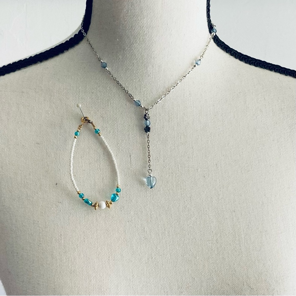 Vintage Girls Fashion Jewelry, The Children’s Place, Necklace and Bracelet.